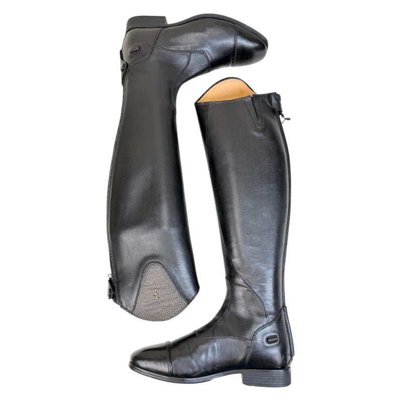 Tredstep Custom Dress Boots in Black/Grey Topline