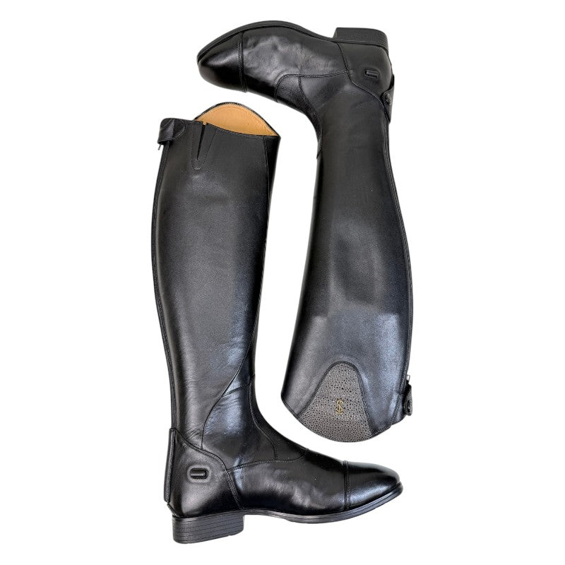 Tredstep Custom Dress Boots in Black/Grey Topline