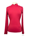 PS of Sweden 'Claire' Long Sleeve in Midnight Fuschia - Women's Small