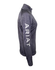 AriatTek 'Team' 1/2 Zip Sweatshirt in Dark Heather Grey