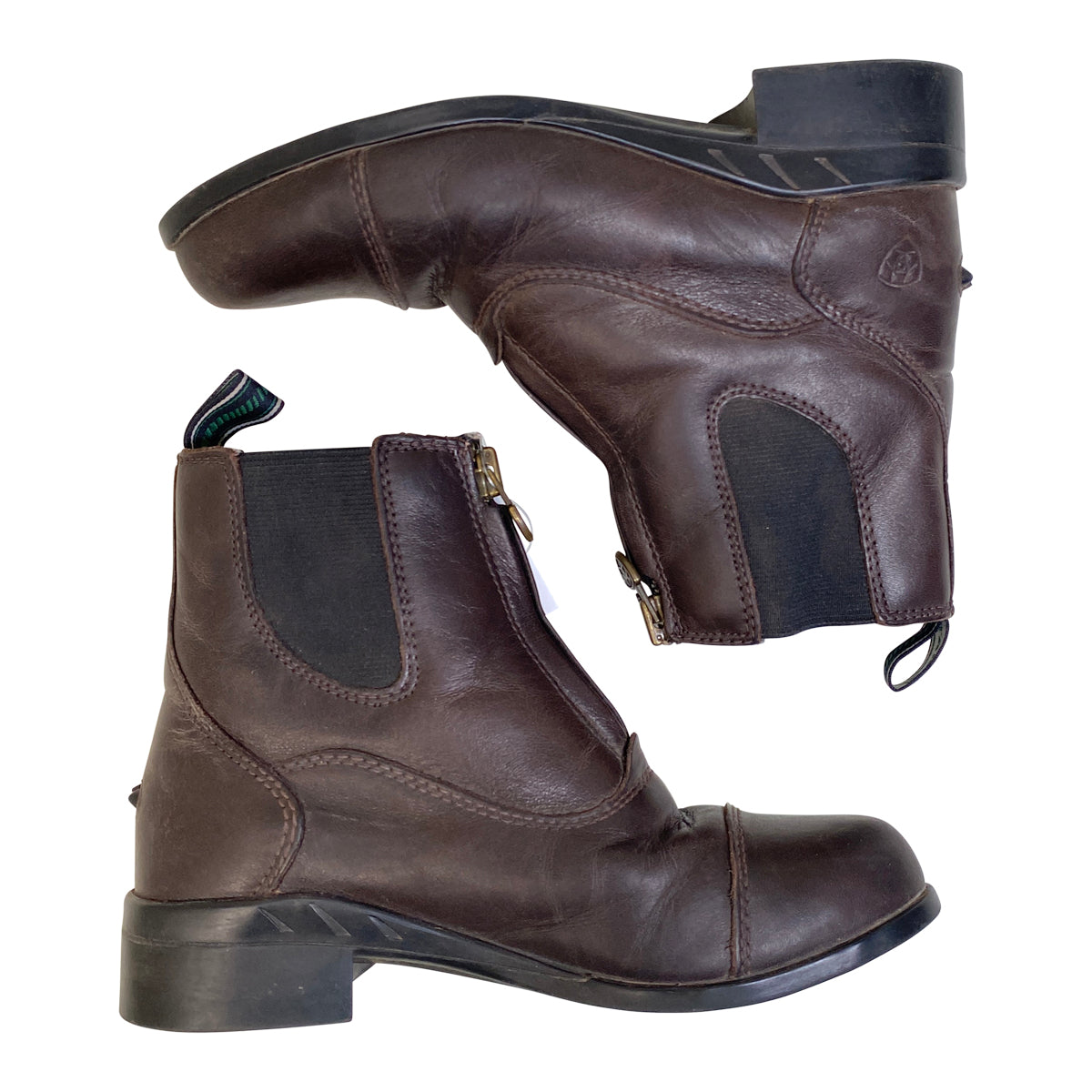 Ariat Devon IV Zip Paddock Boots in Chocolate - Children&#39;s 3