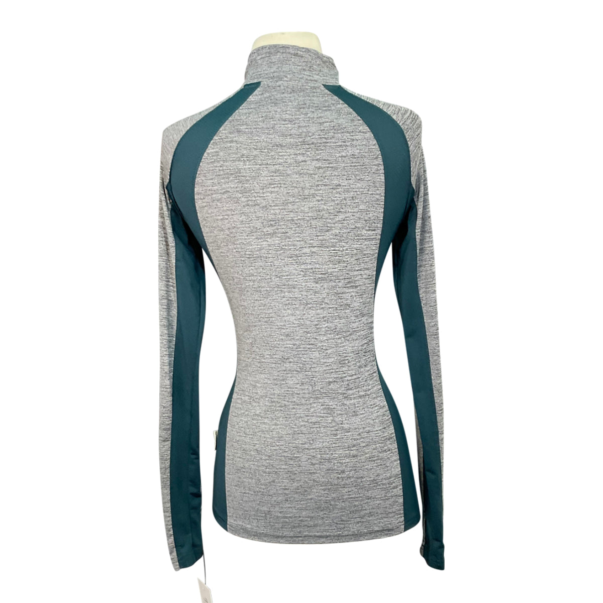 Horseware &#39;Aveen&#39; Technical Top in Grey Heather/Teal