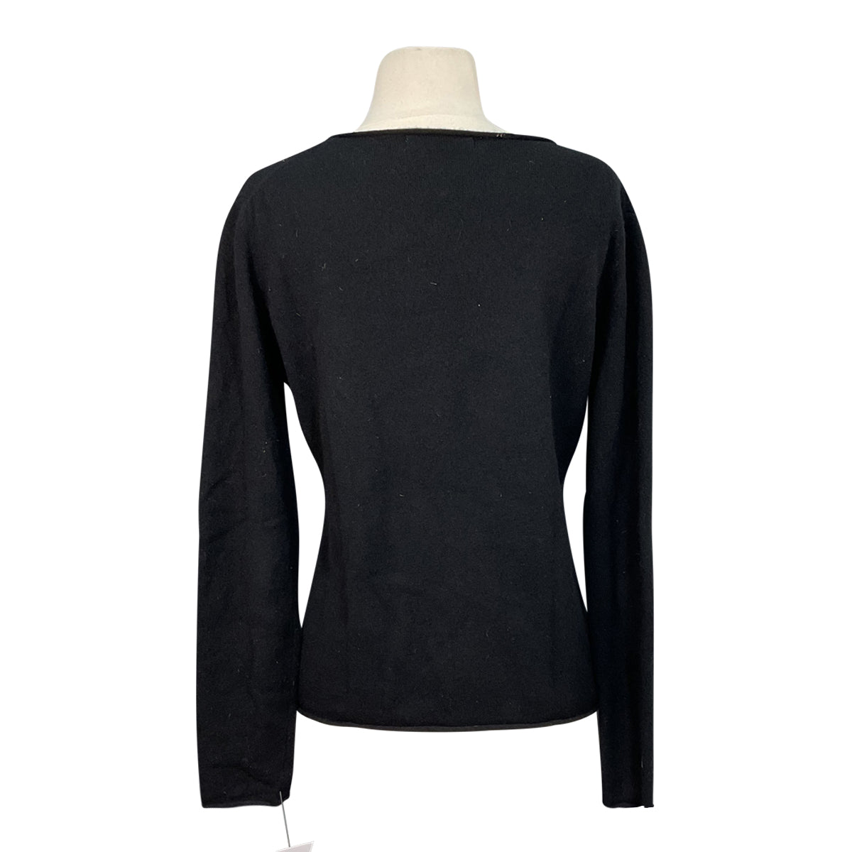 Horse-A-Porter Wool Knit Sweater in Black/Grey