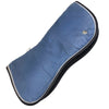 Ogilvy Jump Memory Foam Half Pad in Navy/Black Piping