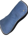 Ogilvy Jump Memory Foam Half Pad in Navy/Black Piping