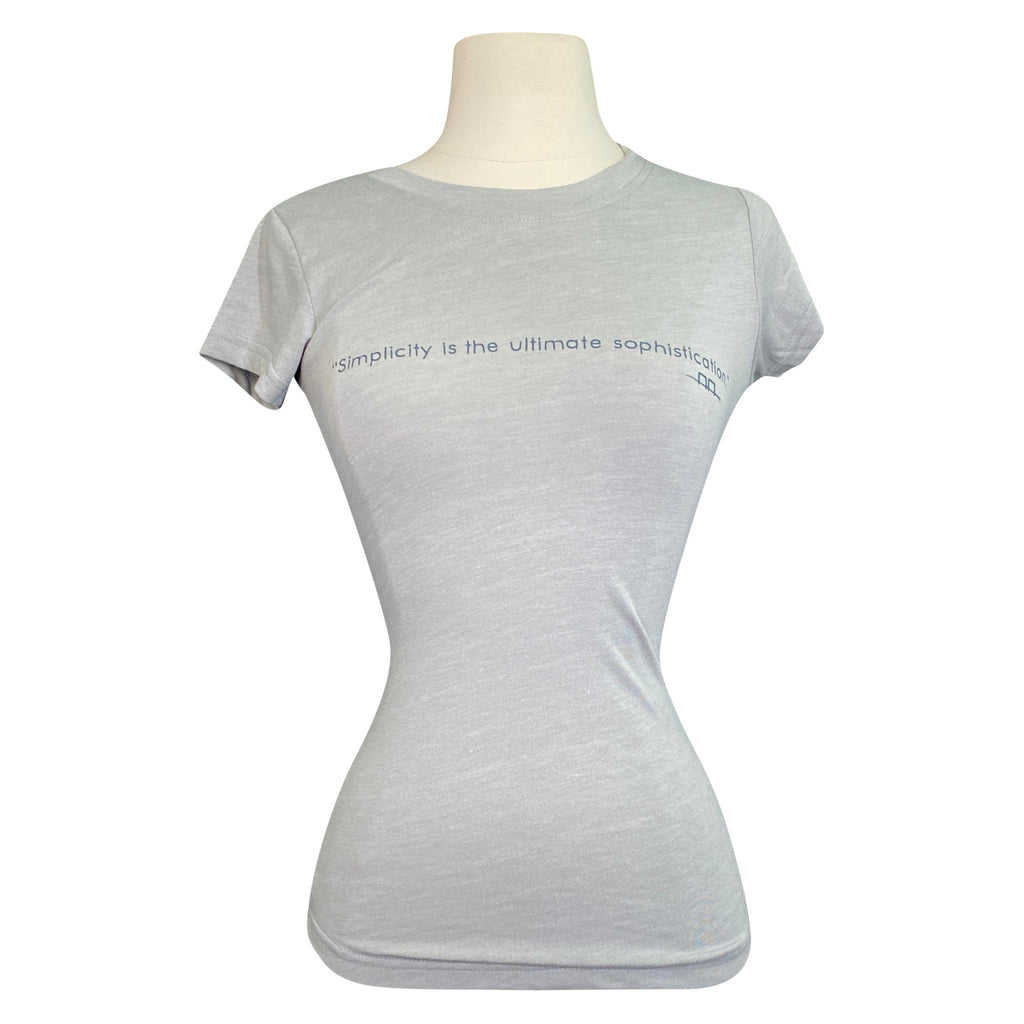 Alessandro Albanese Quote Tee in Grey