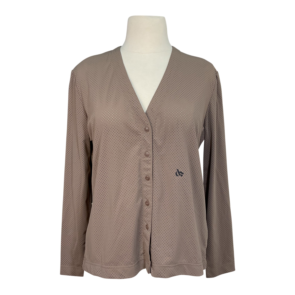 Dada Sport 'Arqana' Microperforated Shirt in Marron Glacé - Women's Large