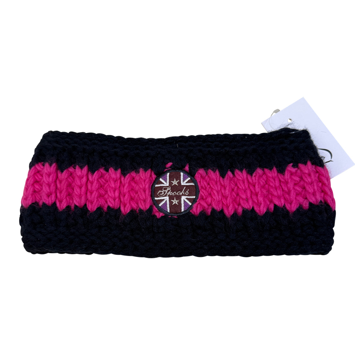 Spooks Riding Headband in Navy/Pink