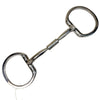 Myler Level 1 Eggbutt Ring Bit w/ Roller in Stainless Steel