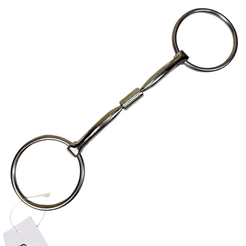 Myler Level 1 Loose Ring Bit w/ Roller in Stainless Steel