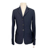 Front of RJ Classics 'Nora' Grey Label Show Coat in Navy 