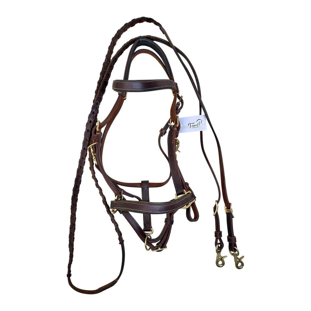 Billy Royal Deluxe Combo Trail Halter Bridle in Brown