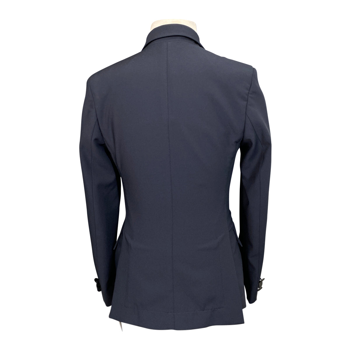 Back of RJ Classics 'Nora' Grey Label Show Coat in Navy 