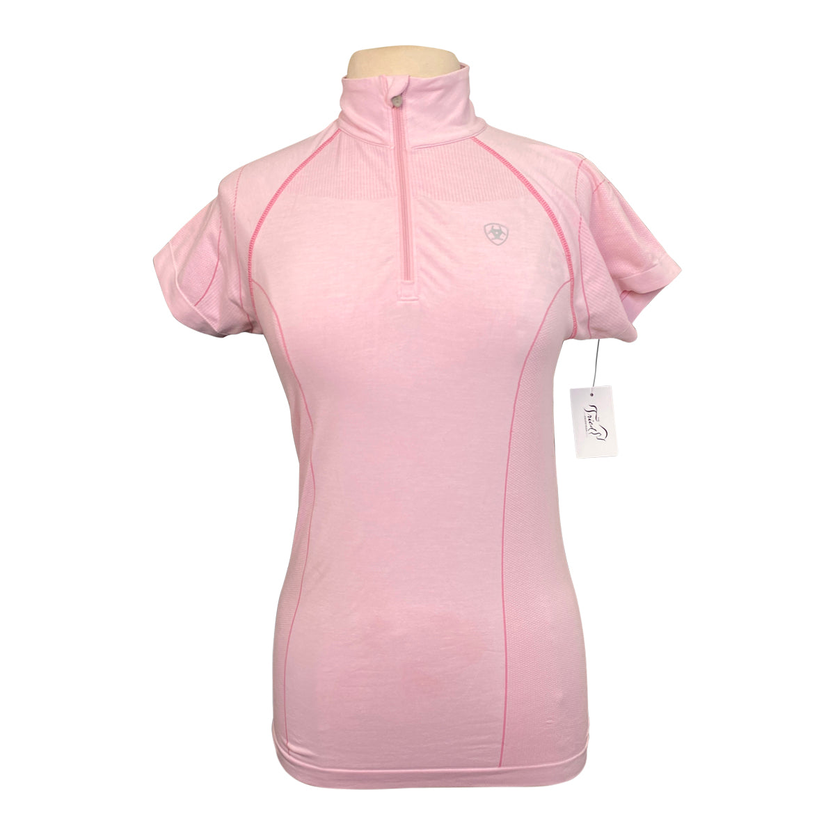 Ariat TEK Heat Series Polo Shirt in Carnation Pink