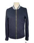 Dada Sport 'Newton' Bomber in Navy/Pink Trim
