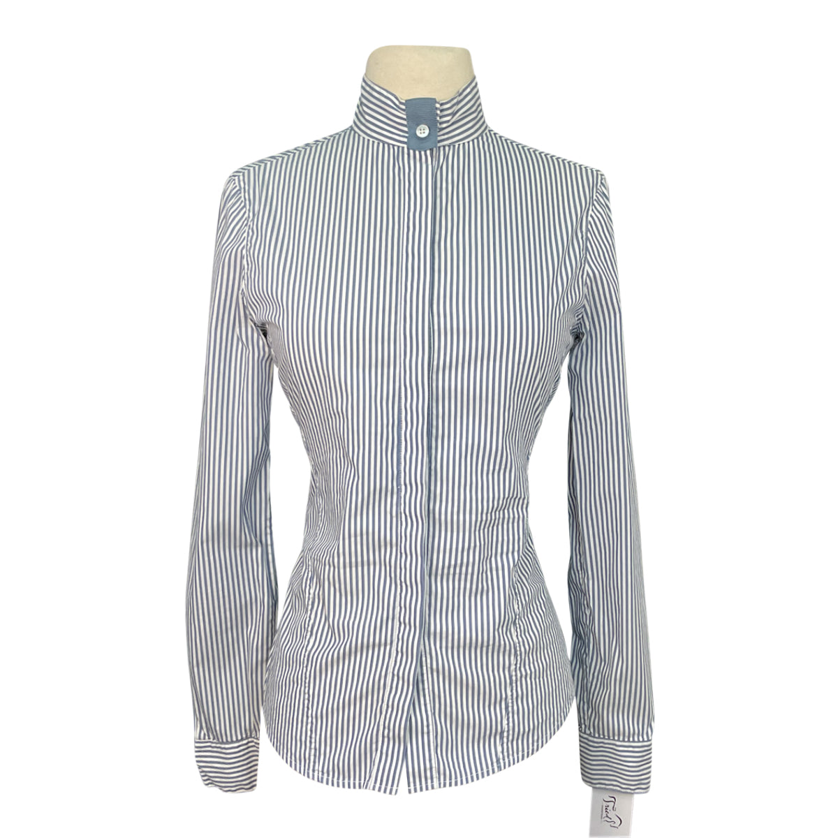 CALLIDAE &#39;The Show Shirt&#39; in Blue Stripes