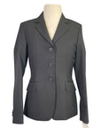 RJ Classics Washable Show Jacket in Black Pinstripe