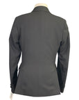 RJ Classics Washable Show Jacket in Black Pinstripe