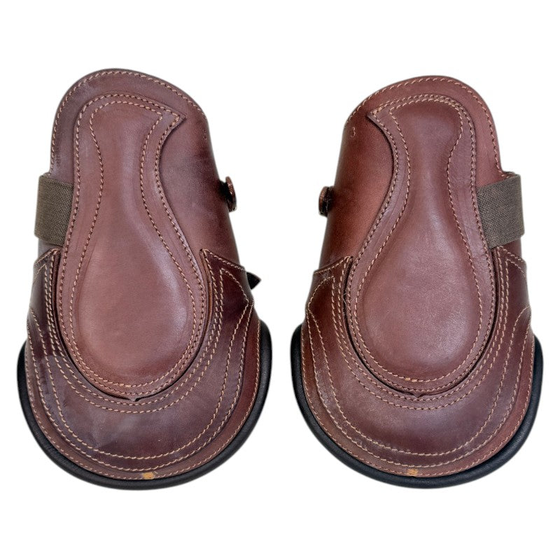 Devoucoux Leather Hind Boots in Brown