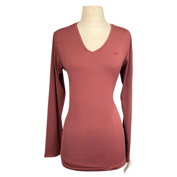 Tuffrider 'Taylor' Short Sleeve Tee in Merlot