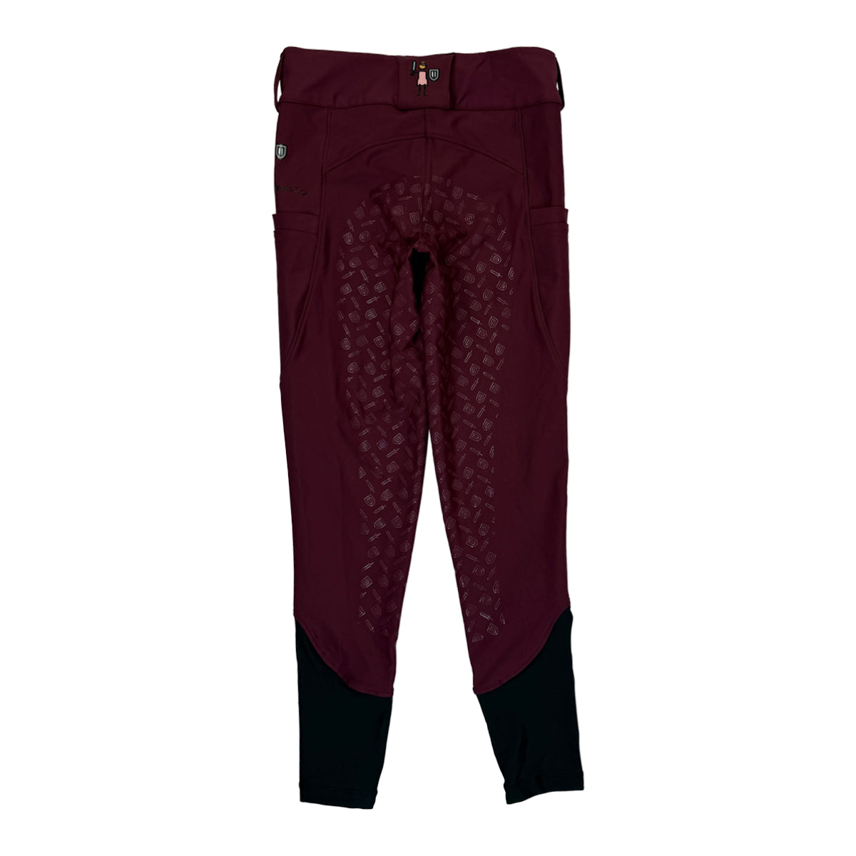 Brave Pants PerformanceXT Full Seat Riding Tights in Deep Plum