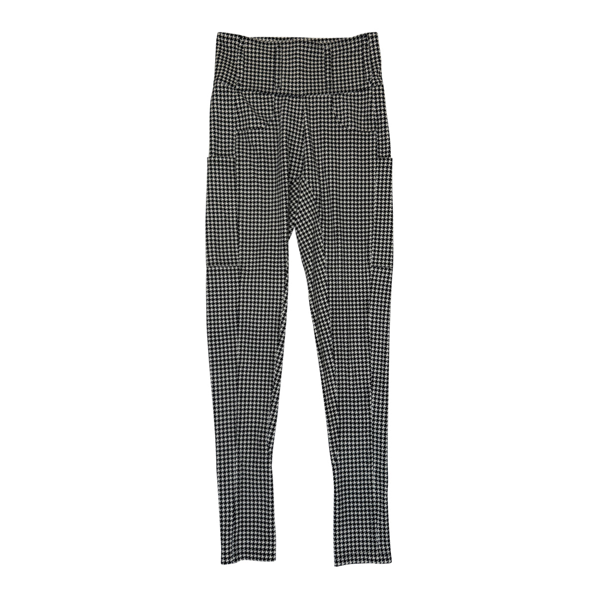 Canter Culture 'Athletic' Breech in Black&amp;White Houndstooth