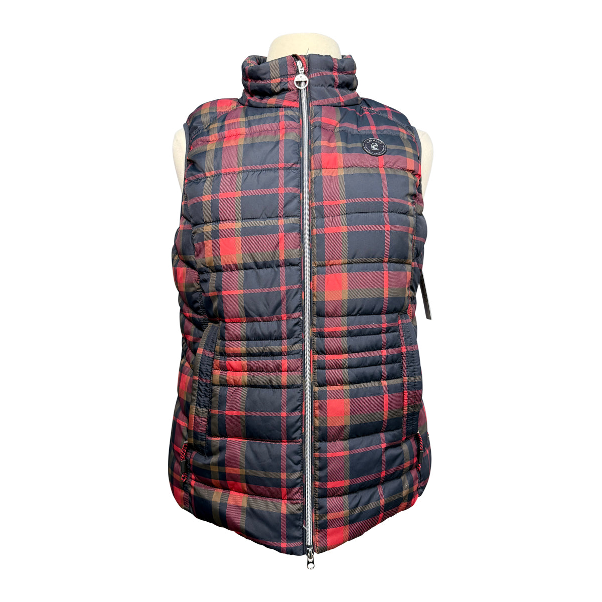 Cavallo 'Oyx' Vest in Red/Blue Plaid