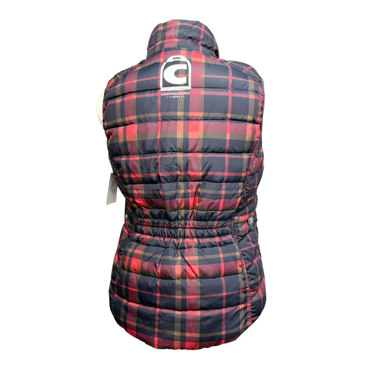 Cavallo 'Oyx' Vest in Red/Blue Plaid