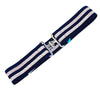 Ruespari Elastic Belt in Navy/Tan - One Size