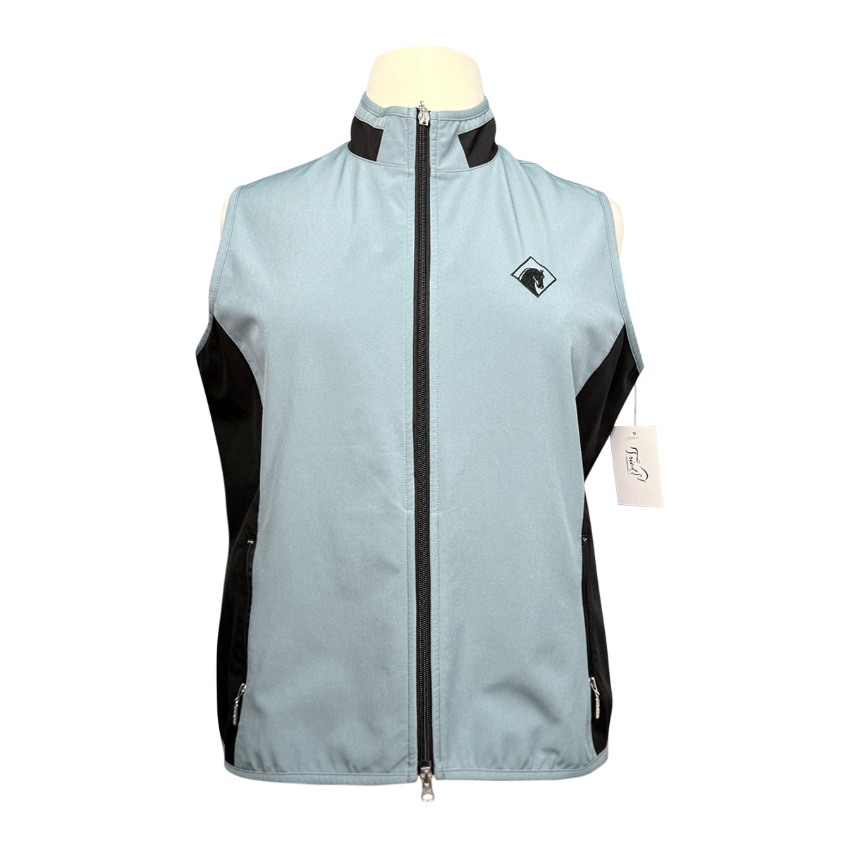 Arista Lightweight Stretch Vest in Steel Blue/Black
