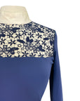 Dalia Lehmann Show Shirt in Royal Navy