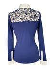Dalia Lehmann Show Shirt in Royal Navy