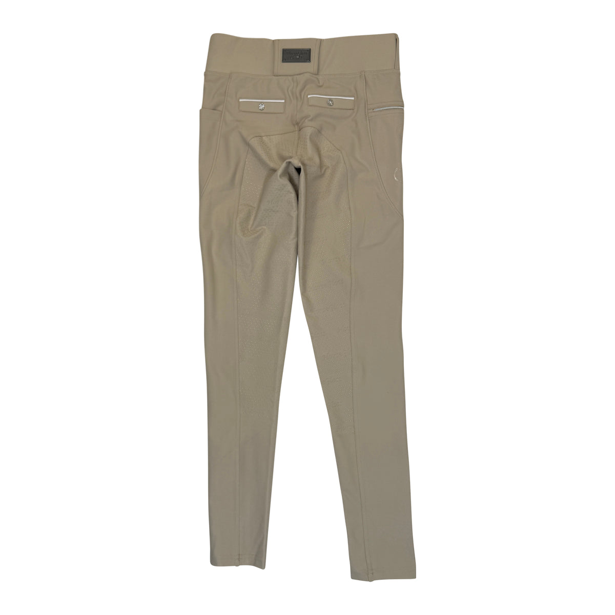 HorseGloss 'Kylie' Full Seat Riding Leggings  in Creme