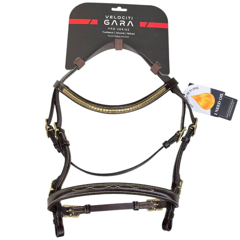 Velociti Clincher Inhand Bridle in Brown