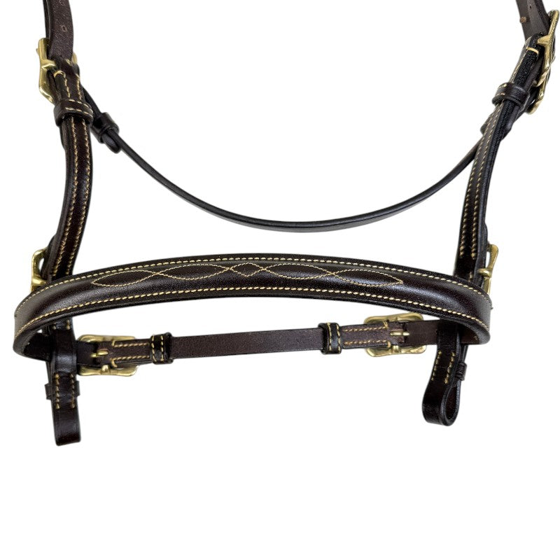 Velociti Clincher Inhand Bridle in Brown