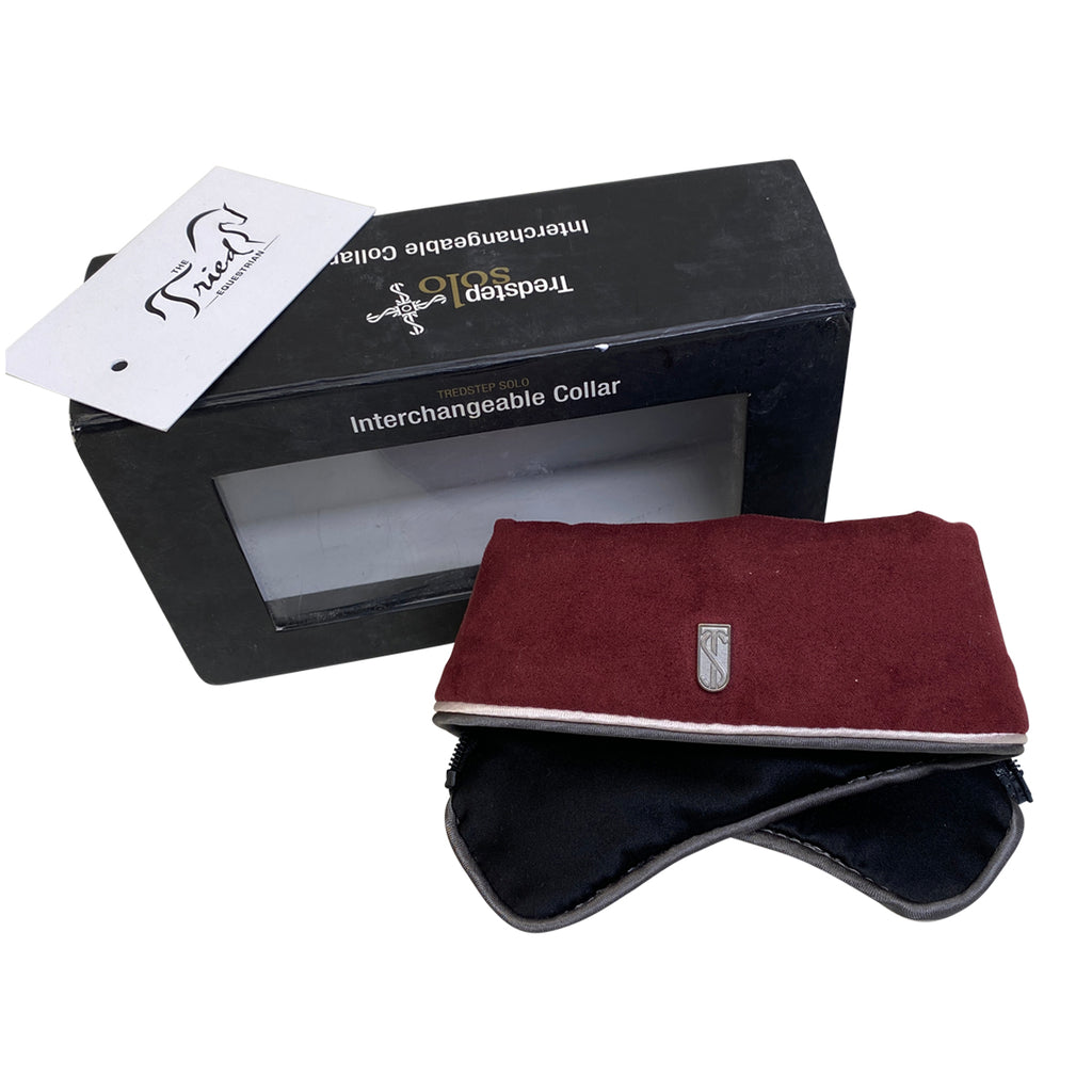 Tredstep Solo Interchangeable Collar in Burgundy/White/Charcoal - Small