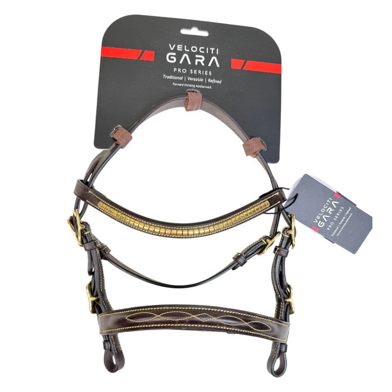 Velociti Clincher Inhand Bridle in Brown