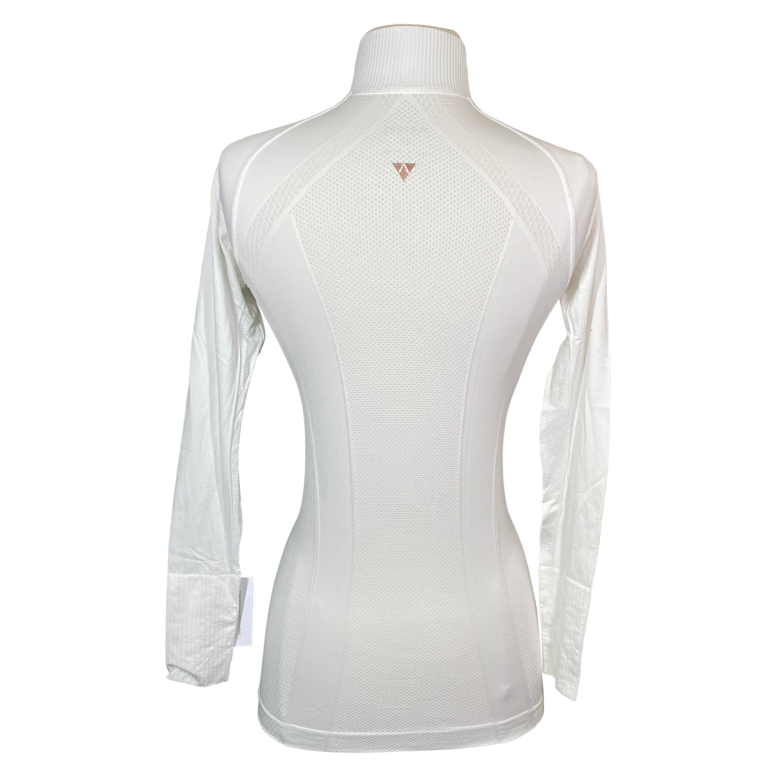 Back of Anique Signature Sunshirt in Pure White