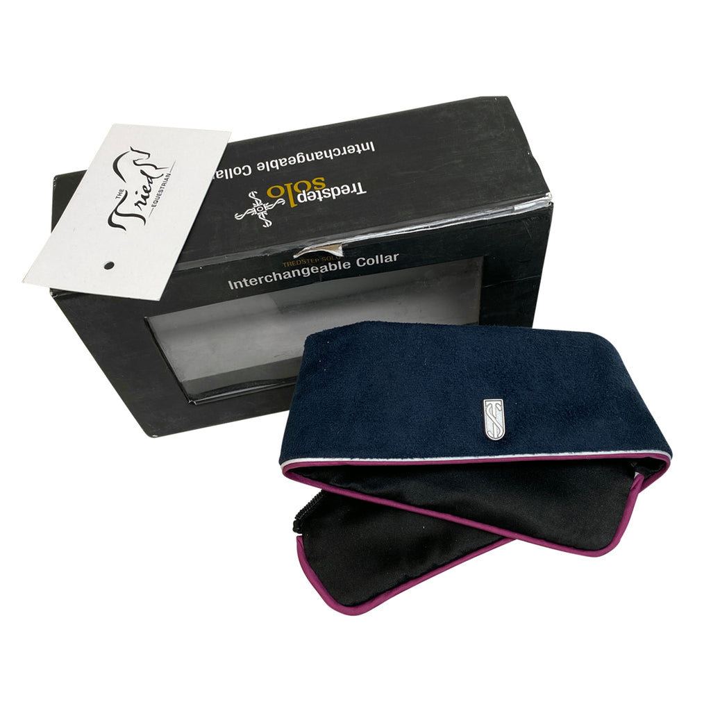 Tredstep Solo Interchangeable Collar in Navy/White/Purple - Medium