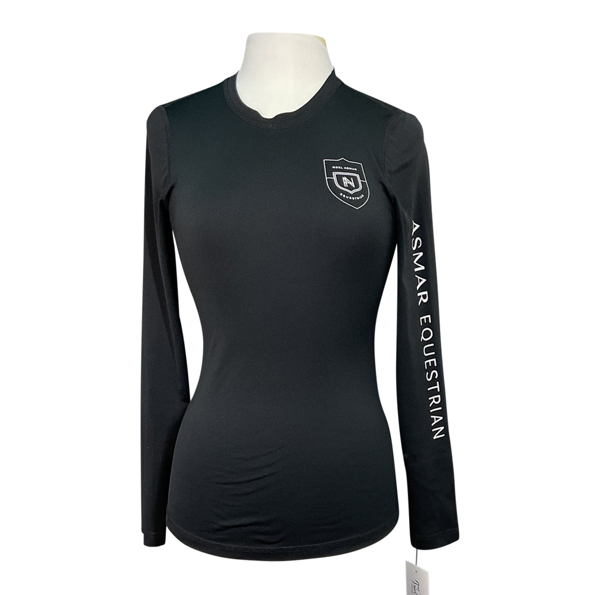 Asmar Equestrian Sustainable Logo Tee in Black - Women's XL