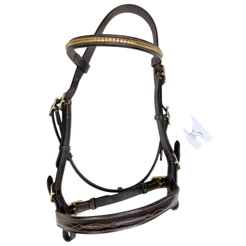 Velociti Clincher Inhand Bridle in Brown