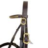 Velociti Clincher Inhand Bridle in Brown
