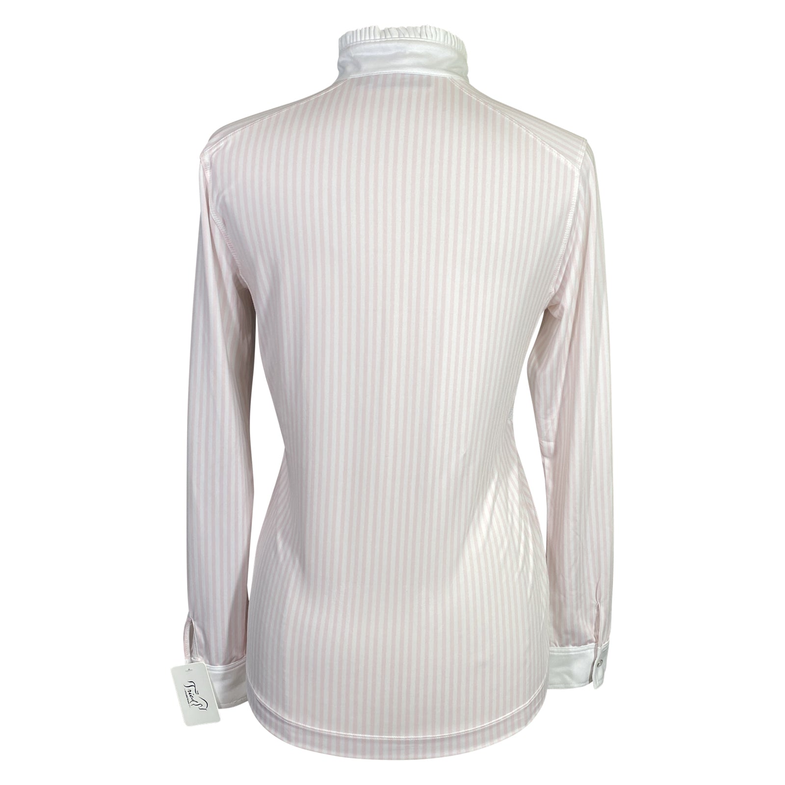 PS of Sweden 'Doris' Show Shirt in White/Pink Stripes