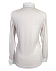 PS of Sweden 'Doris' Show Shirt in White/Pink Stripes