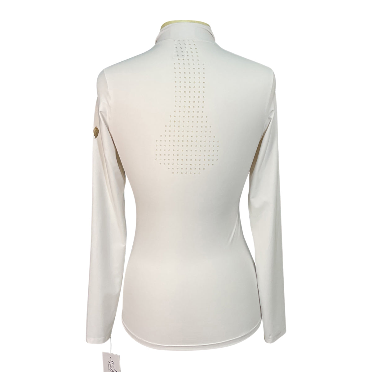 F.Words 'Santauer' Perforated Training Shirt in White