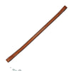 Edgewood Raised Fancy Stitch Browband in Chestnu