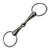 Loose Ring Hollow Mouth Single Joint Snaffle Bit - 4.75"