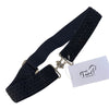Ellany Equestrian Surcingle Elastic Belt in Black - One Size