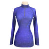 Dapplebay 1/4 Zip Light Riding Top in Constellation