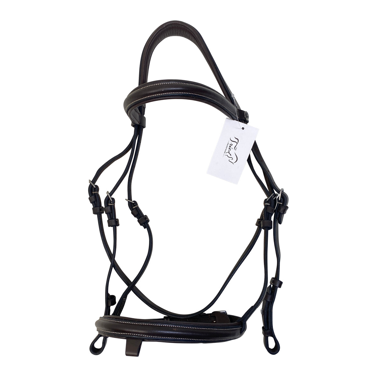 Henri de Rivel Pro Flash Bridle in Chocolate